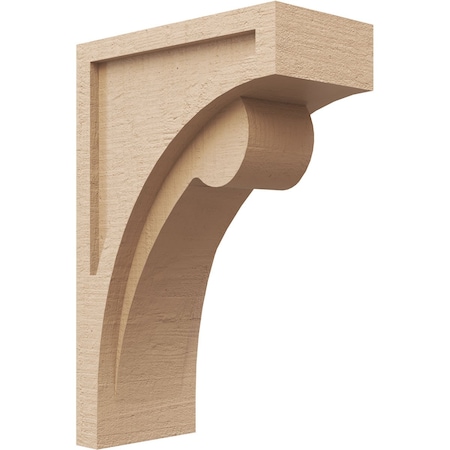 Ekena Millwork 6"W x 12"D x 18"H Classic Viola Rough Cedar Woodgrain TimberThane Corbel, Primed Tan CORUR06X12X18VIORCPR
